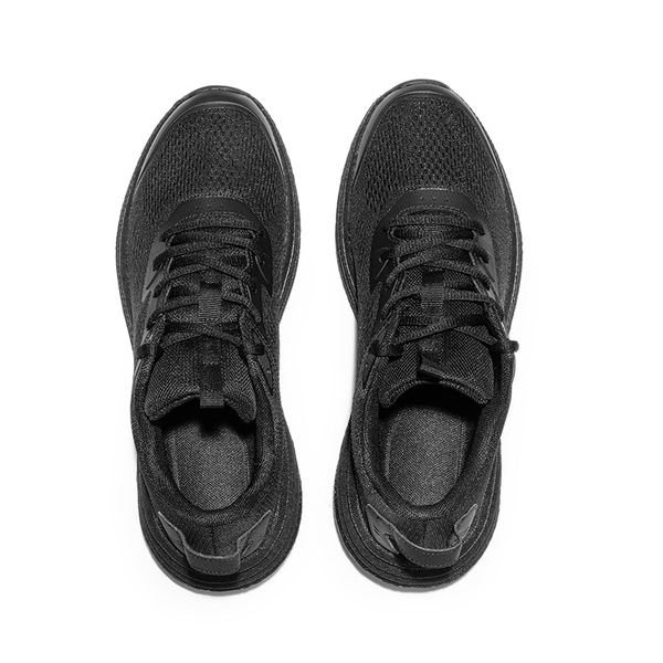 [FlexLife] Men's Knitted Comfortable Lightweight Running Shoes - BLACK - 4